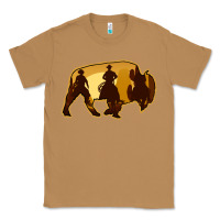 Toasted Coconut Bison Silhouette Cowboy Classic Tee - Bettercallsaul