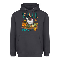 Smoke Fall Vibes Chicken Heavyweight Hoodie - LillyAllenDesigns
