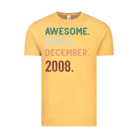 Vintage Mustard Awesome Since December 2008 Vintage Tee - Bettercallsaul