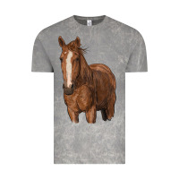 Cloud Rock brown horse Vintage Tee - RanaPortraitStore