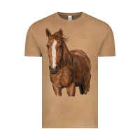 Vintage Camel brown horse Vintage Tee - RanaPortraitStore