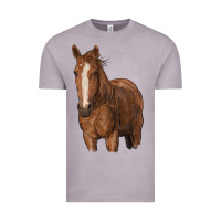 Vintage Zinc brown horse Vintage Tee - RanaPortraitStore