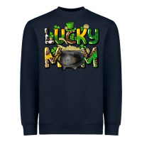 Navy lucky mom St. Patrick's Heavyweight Sweatshirt - HowdyJamesFarm