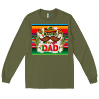 Army Green nacho average dad father's day Long Sleeve Tee - TumblerDesignByShophia