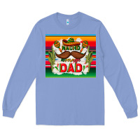 Colony Blue nacho average dad father's day Long Sleeve Tee - TumblerDesignByShophia