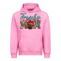 Fuchsia Pink french bulldog mom Urban Hoodie - Artiststas