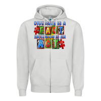 Dove Grey diversity is a fact indesion is an act Zipper Hoodie - FaDigitalArtStudio