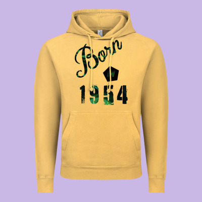Born In 1954 Vintage Hoodie Designed By Bettercallsaul