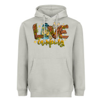 Moon Dust Love Camping Heavyweight Hoodie - CowhideDigitalArt