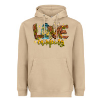 Mushroom Love Camping Heavyweight Hoodie - CowhideDigitalArt