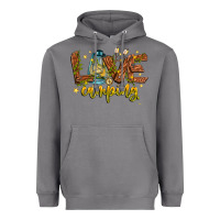 Storm Love Camping Heavyweight Hoodie - CowhideDigitalArt