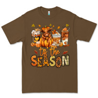 Cacao Tis' the season Fall Heifer coffee cups Premium Tee - RanaPortraitStore