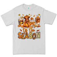 Dove Grey Tis' the season Fall Heifer coffee cups Premium Tee - RanaPortraitStore