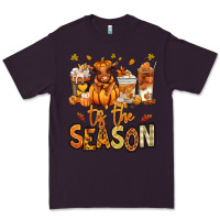 Plum Tis' the season Fall Heifer coffee cups Premium Tee - RanaPortraitStore