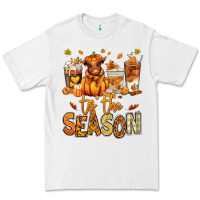 White Tis' the season Fall Heifer coffee cups Premium Tee - RanaPortraitStore