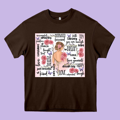 Self Care Heavy Core Tee Designed By Maliassmallbusiness