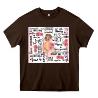 Chocolate Brown self care Heavy Core Tee - MaliasSmallBusiness