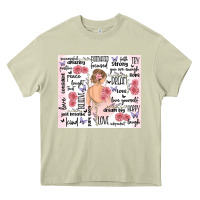 Mossy self care Heavy Core Tee - MaliasSmallBusiness