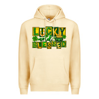 Pina Colada Lucky and blessed St. Patricks Day Premium Hoodie - FaDigitalArtStudio