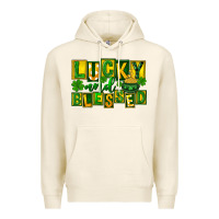 Tofu Lucky and blessed St. Patricks Day Premium Hoodie - FaDigitalArtStudio