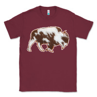Cowhide Bison Silhouette Classic Tee | Teevron