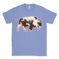 Colony Blue Cowhide Bison Silhouette Classic Tee - Bettercallsaul