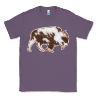 Lavender Cowhide Bison Silhouette Classic Tee - Bettercallsaul