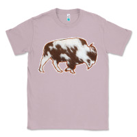 Lilac Cowhide Bison Silhouette Classic Tee - Bettercallsaul