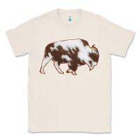 Natural Cowhide Bison Silhouette Classic Tee - Bettercallsaul