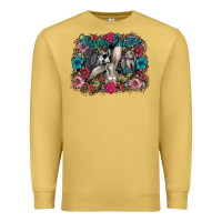 Antique Gold Happy Easter Premium Sweatshirt - CowhideDigitalArt