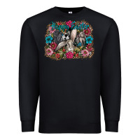 Black Happy Easter Premium Sweatshirt - CowhideDigitalArt