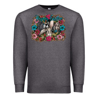 Charcoal Heather Happy Easter Premium Sweatshirt - CowhideDigitalArt