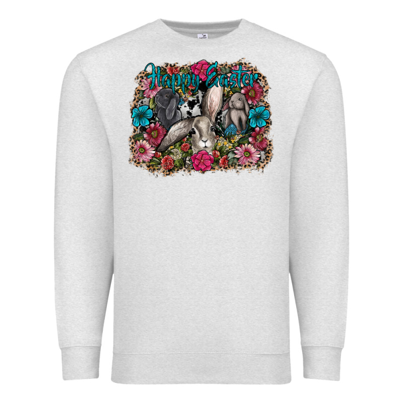 Happy Easter Premium Sweatshirt by CowhideDigitalArt | Teevron