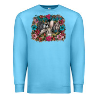Ocean Blue Happy Easter Premium Sweatshirt - CowhideDigitalArt