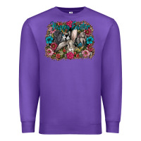 Purple Happy Easter Premium Sweatshirt - CowhideDigitalArt