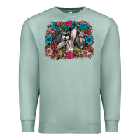 Seafoam Happy Easter Premium Sweatshirt - CowhideDigitalArt