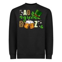Black Bad green boozy St. Patrick's Day Heavyweight Sweatshirt - CowGirlArtShop