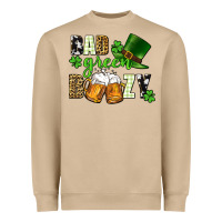 Mushroom Bad green boozy St. Patrick's Day Heavyweight Sweatshirt - CowGirlArtShop