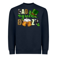 Navy Bad green boozy St. Patrick's Day Heavyweight Sweatshirt - CowGirlArtShop