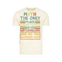 Math The Only Place Where People Buy 69 Watermelons Vintage Tee | Teevron