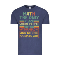 Vintage Denim Math The Only Place Where People Buy 69 Watermelons Vintage Tee - Bettercallsaul