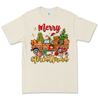 Merry Christmas Gingerbread Truck Premium Tee | Teevron