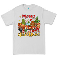 Dove Grey merry christmas gingerbread truck Premium Tee - MaliasSmallBusiness