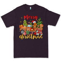 Plum merry christmas gingerbread truck Premium Tee - MaliasSmallBusiness
