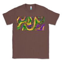 Chestnut Mardi gras colors with leopard Classic Tee - RanaPortraitStore