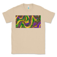 Mushroom Mardi gras colors with leopard Classic Tee - RanaPortraitStore