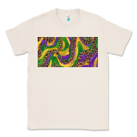 Natural Mardi gras colors with leopard Classic Tee - RanaPortraitStore