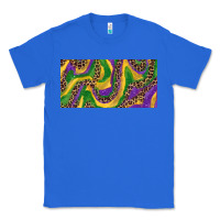 True Royal Mardi gras colors with leopard Classic Tee - RanaPortraitStore