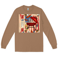 Toasted Coconut red white and bbq usa flag Long Sleeve Tee - TumblerDesignByShophia