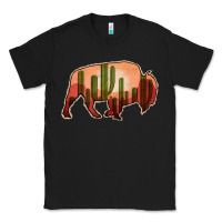 Black Cactus Bison Silhouette Classic Tee - Bettercallsaul